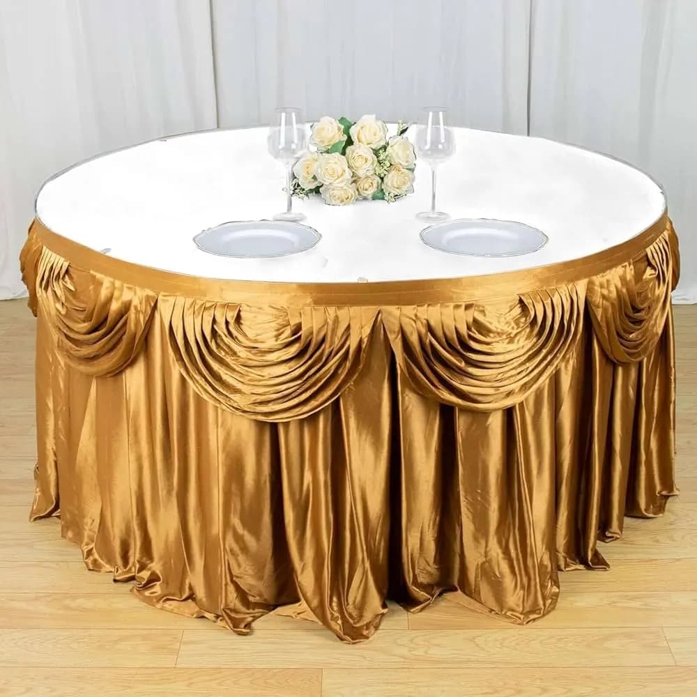 Premium Pleated Table Skirting